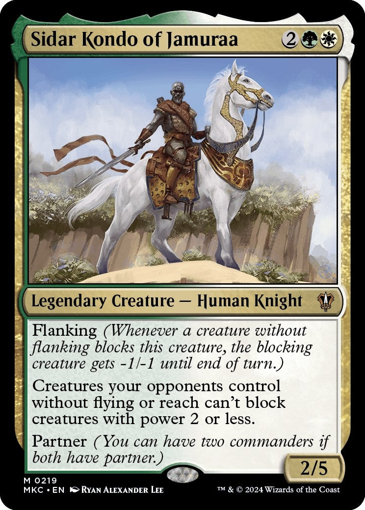 Image for Sidar Kondo of Jamuraa (219) - Magic: The Gathering