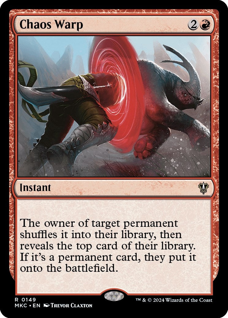 Image for Chaos Warp (149) - Magic: The Gathering