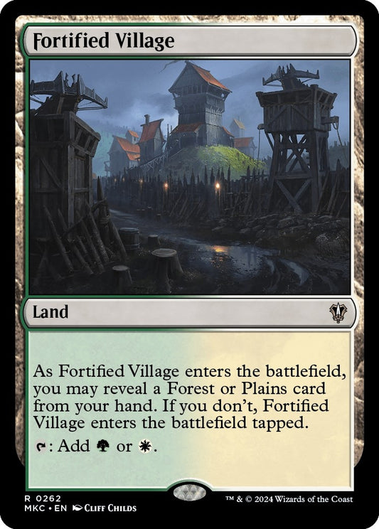 Image for Fortified Village (262) - Magic: The Gathering
