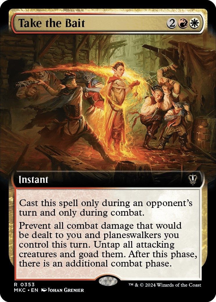 Image for Take the Bait (Extended Art) (353) - Magic: The Gathering