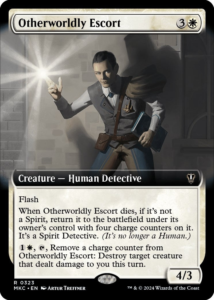Image for Otherworldly Escort (Extended Art) (323) - Magic: The Gathering