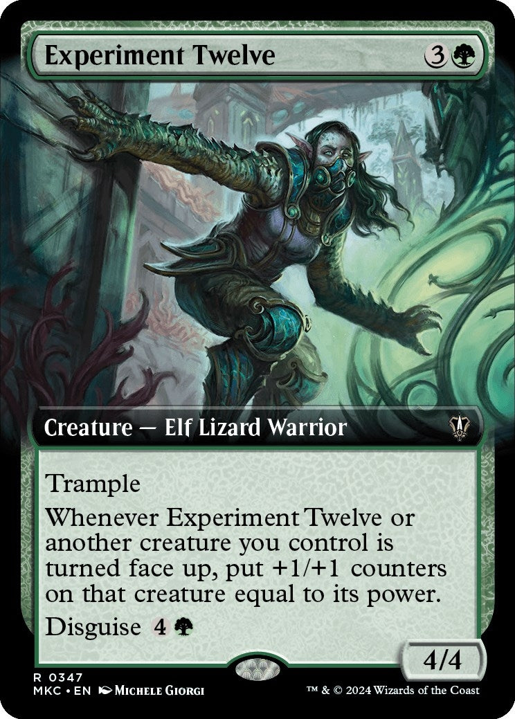 Image for Experiment Twelve (Extended Art) (347) - Magic: The Gathering