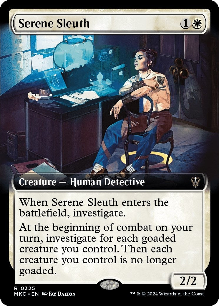 Image for Serene Sleuth (Extended Art) (325) - Magic: The Gathering