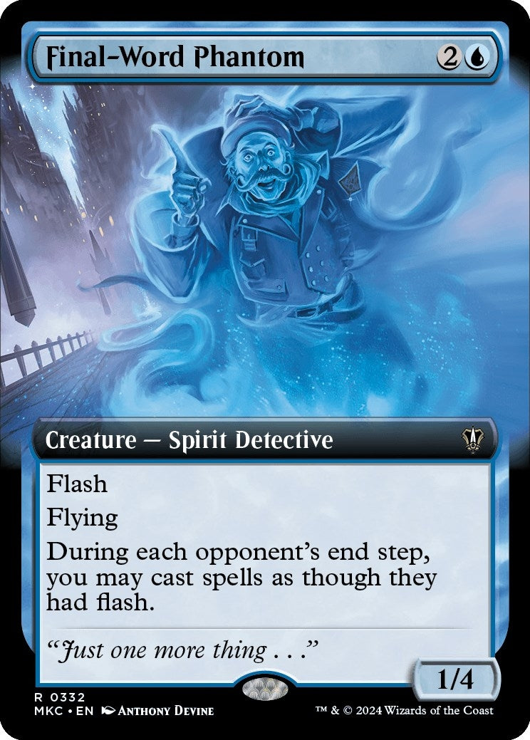 Image for Final-Word Phantom (Extended Art) (332) - Magic: The Gathering