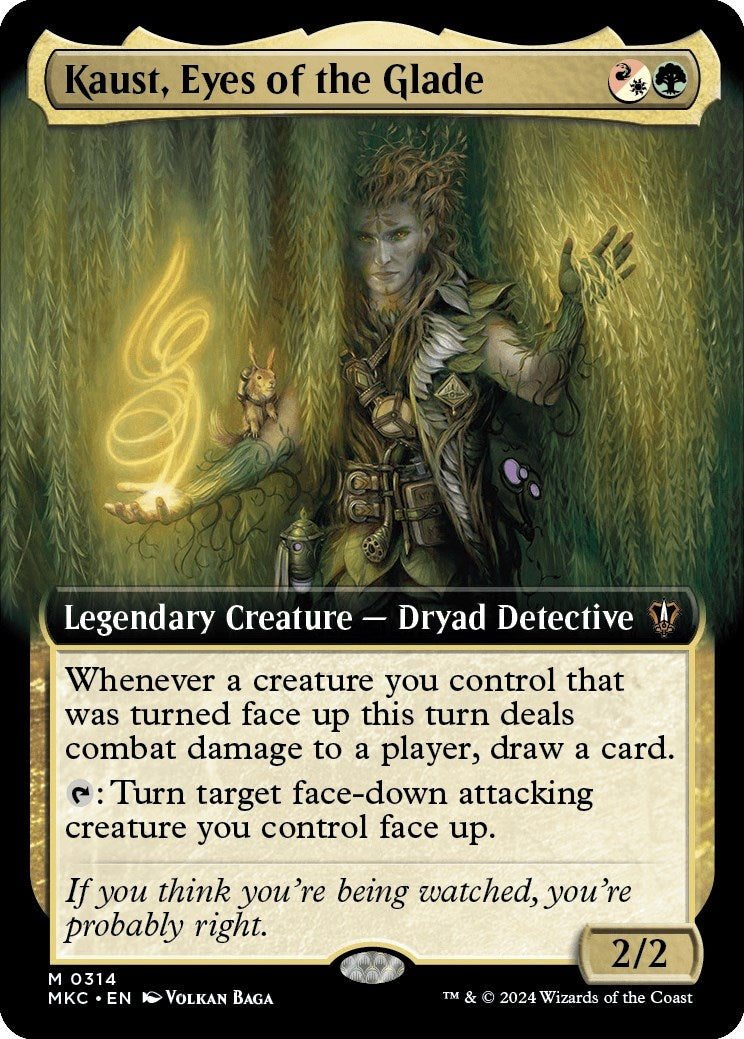 Image for Kaust, Eyes of the Glade (Extended Art) (314) - Magic: The Gathering