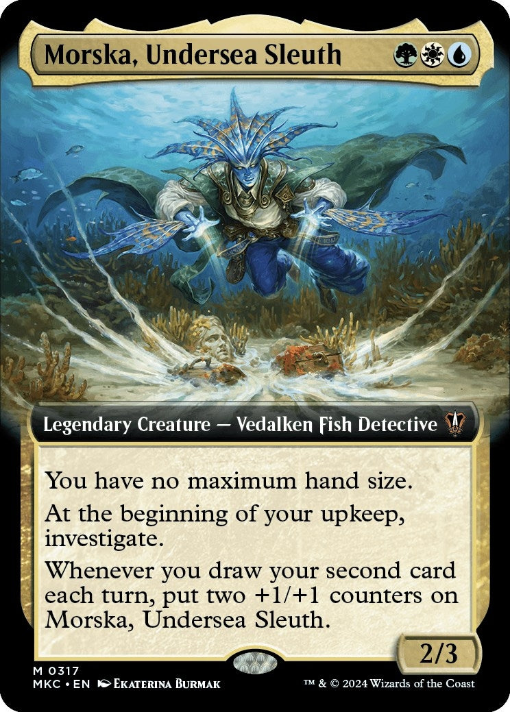 Image for Morska, Undersea Sleuth (Extended Art) (317) - Magic: The Gathering