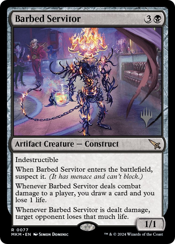 Image for Barbed Servitor (77) - Magic: The Gathering