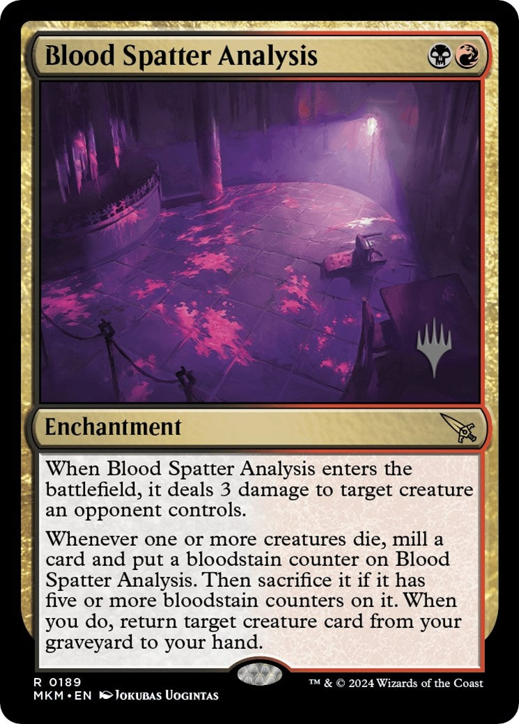 Image for Blood Spatter Analysis (189) - Magic: The Gathering