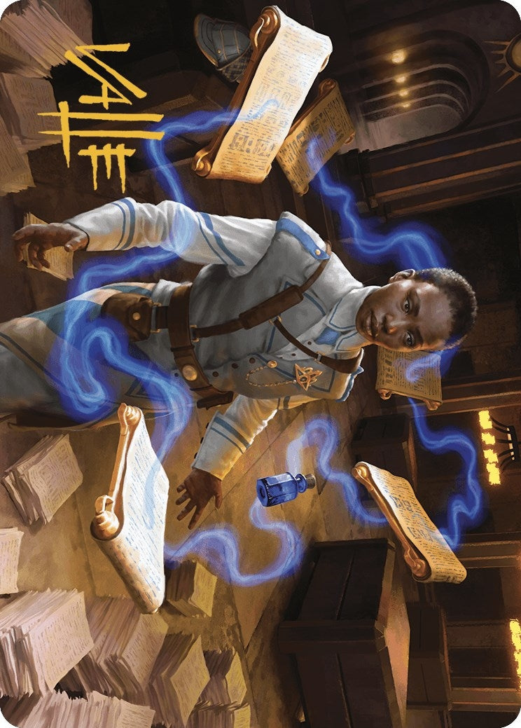 Image for Case File Auditor Art Card (Gold-Stamped Signature) (3) - Magic: The Gathering