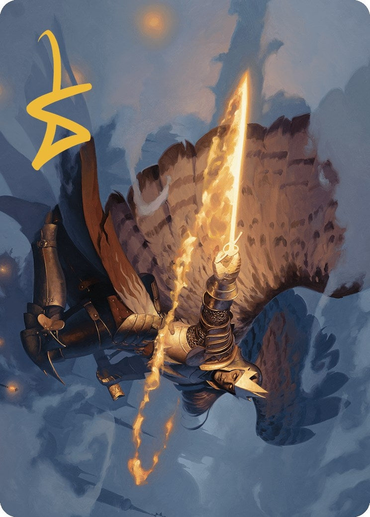 Image for Aurelia's Vindicator Art Card (Gold-Stamped Signature) (1) - Magic: The Gathering