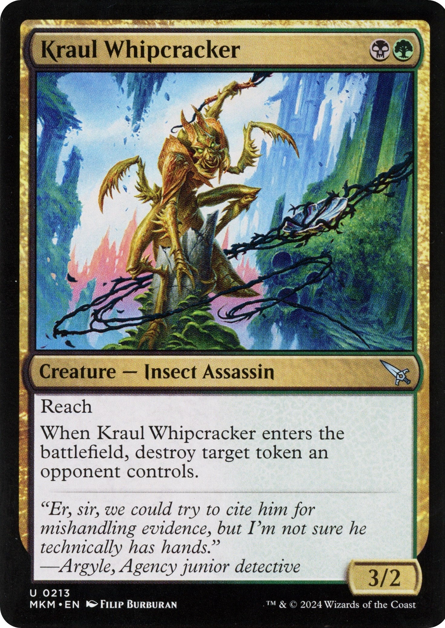 Image for Kraul Whipcracker (b) (213) - Magic: The Gathering