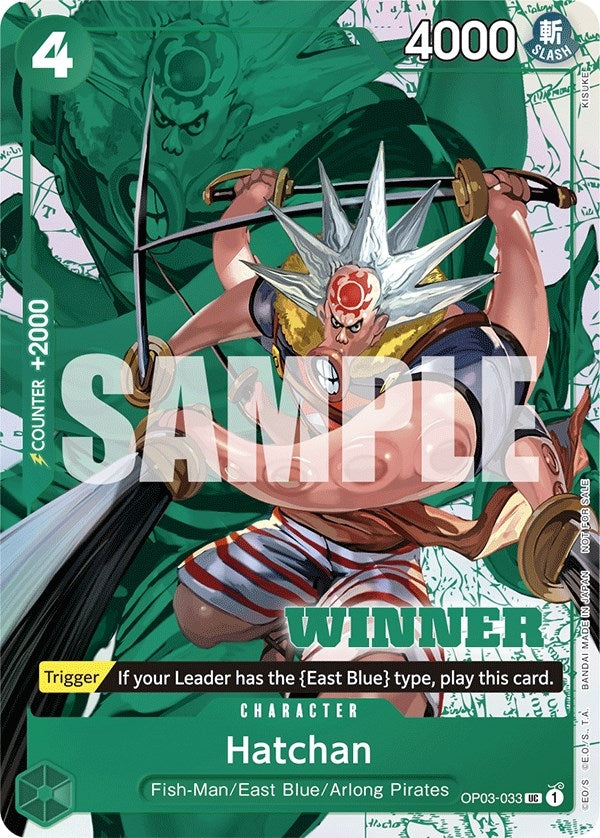 Image for Hatchan (Winner Pack Vol. 6) (OP03-033) - One Piece Card Game
