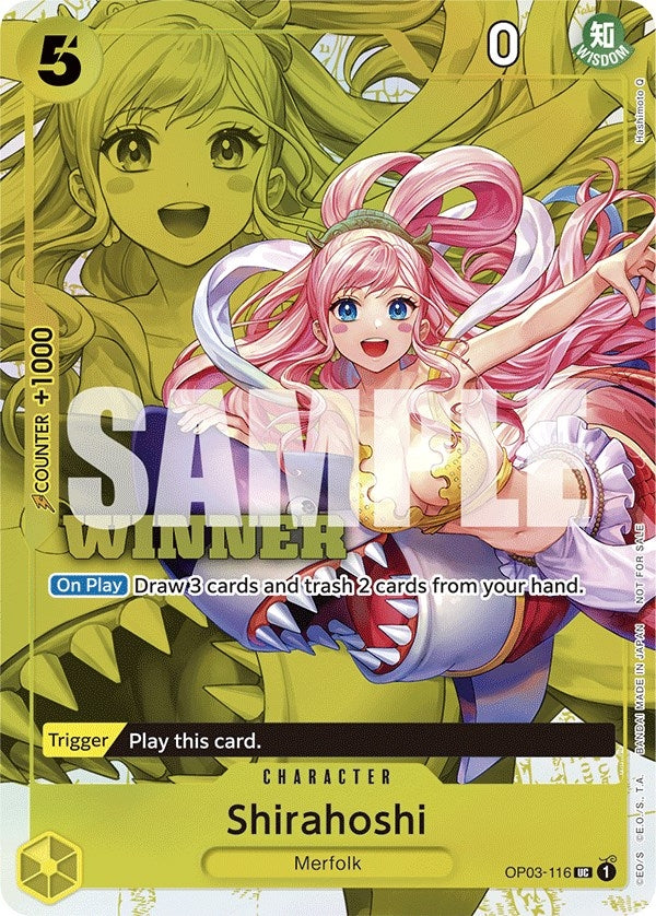 Image for Shirahoshi (Winner Pack Vol. 6) (OP03-116) - One Piece Card Game