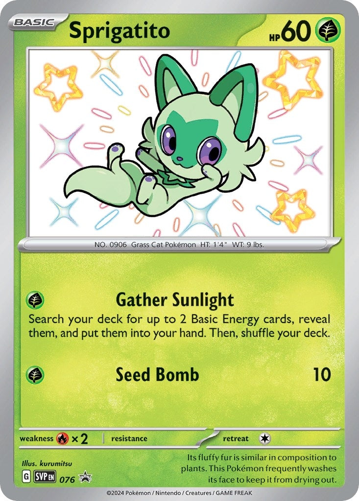 Image for Sprigatito - 076 (076) - Pokemon
