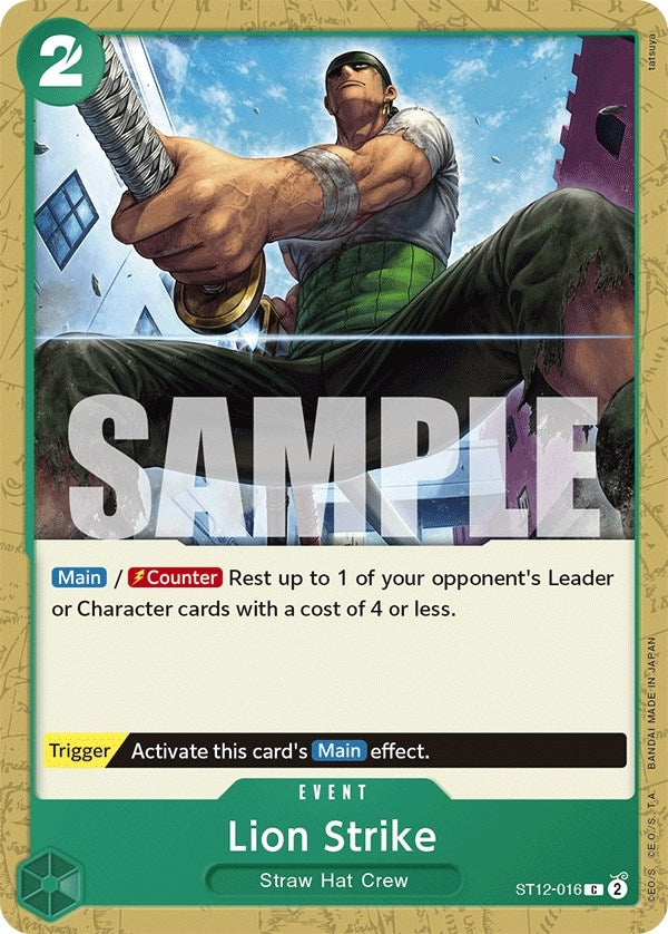 Image for Lion Strike (ST12-016) - One Piece Card Game