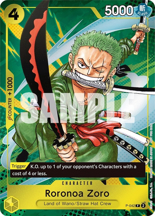 Image for Roronoa Zoro (Event Pack Vol. 3) (P-042) - One Piece Card Game