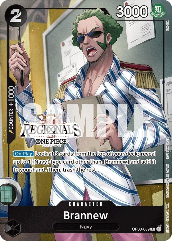 Image for Brannew (Offline Regional 2024) [Participant] (OP03-089) - One Piece Card Game