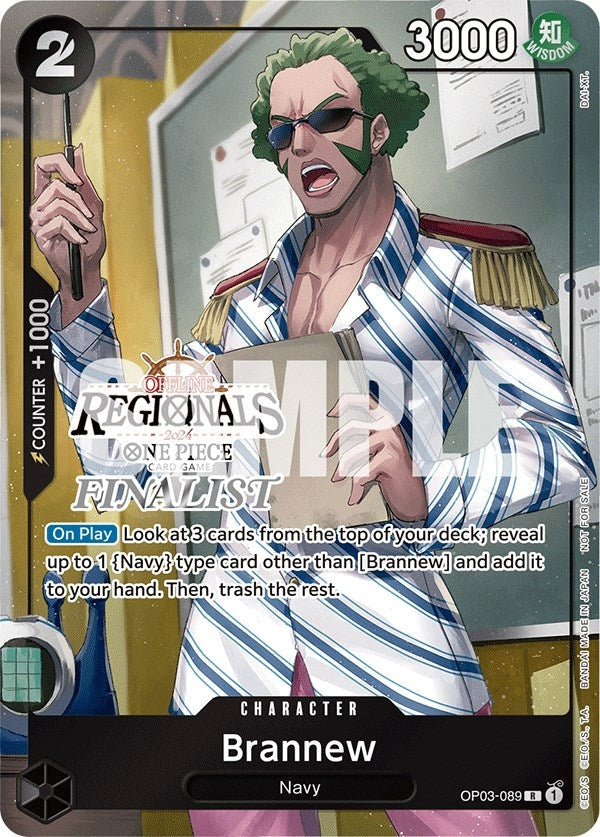 Image for Brannew (Offline Regional 2024) [Finalist] (OP03-089) - One Piece Card Game