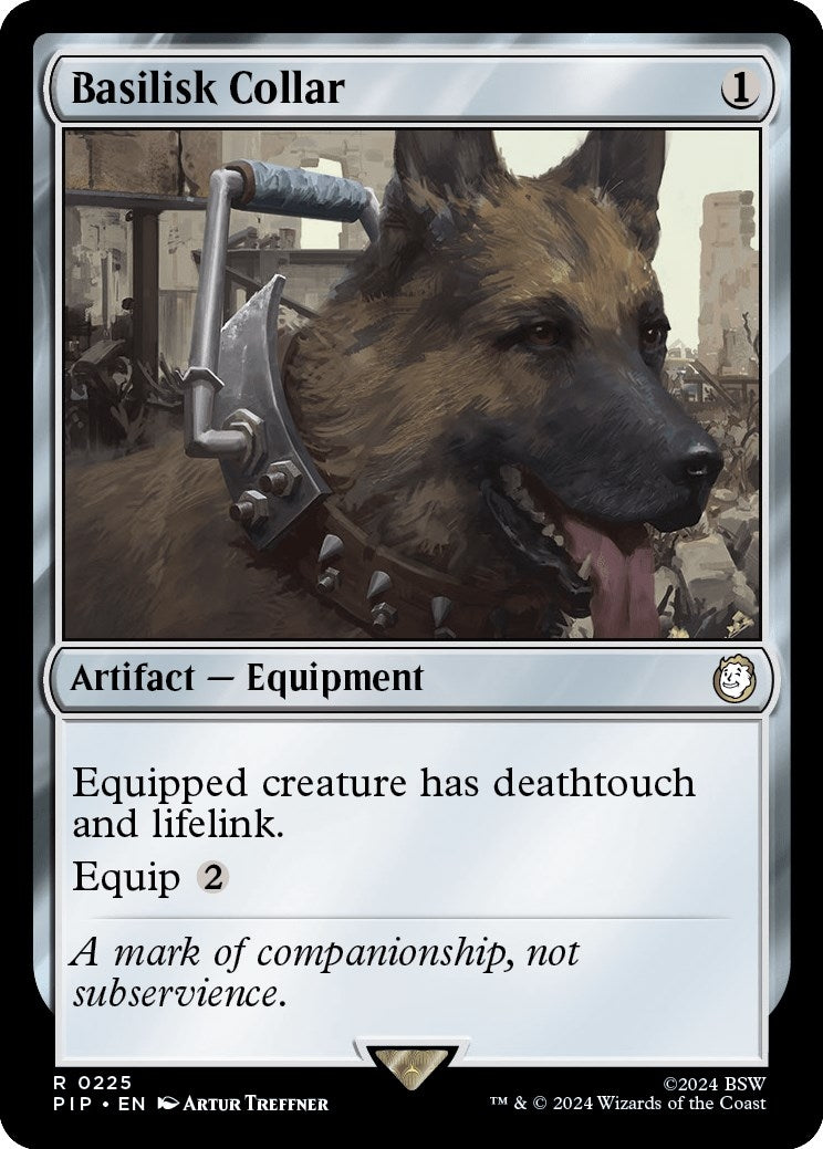 Image for Basilisk Collar (225) - Magic: The Gathering