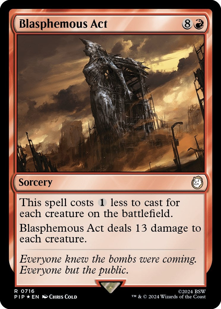 Image for Blasphemous Act (Surge Foil) (716) - Magic: The Gathering