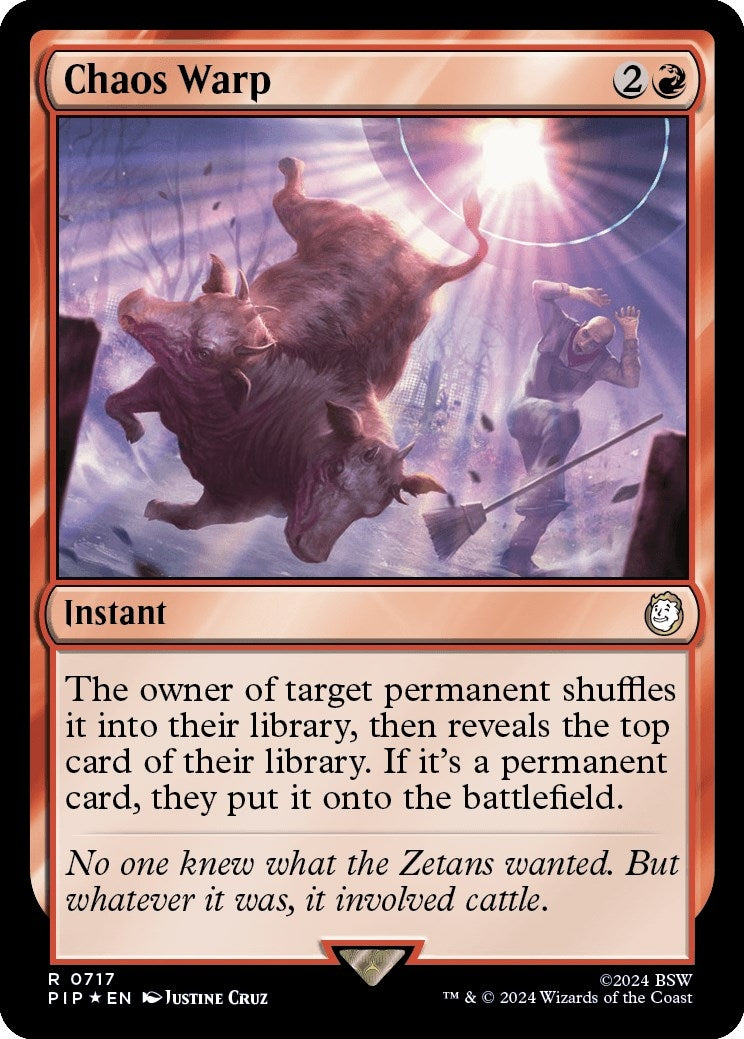 Image for Chaos Warp (Surge Foil) (717) - Magic: The Gathering