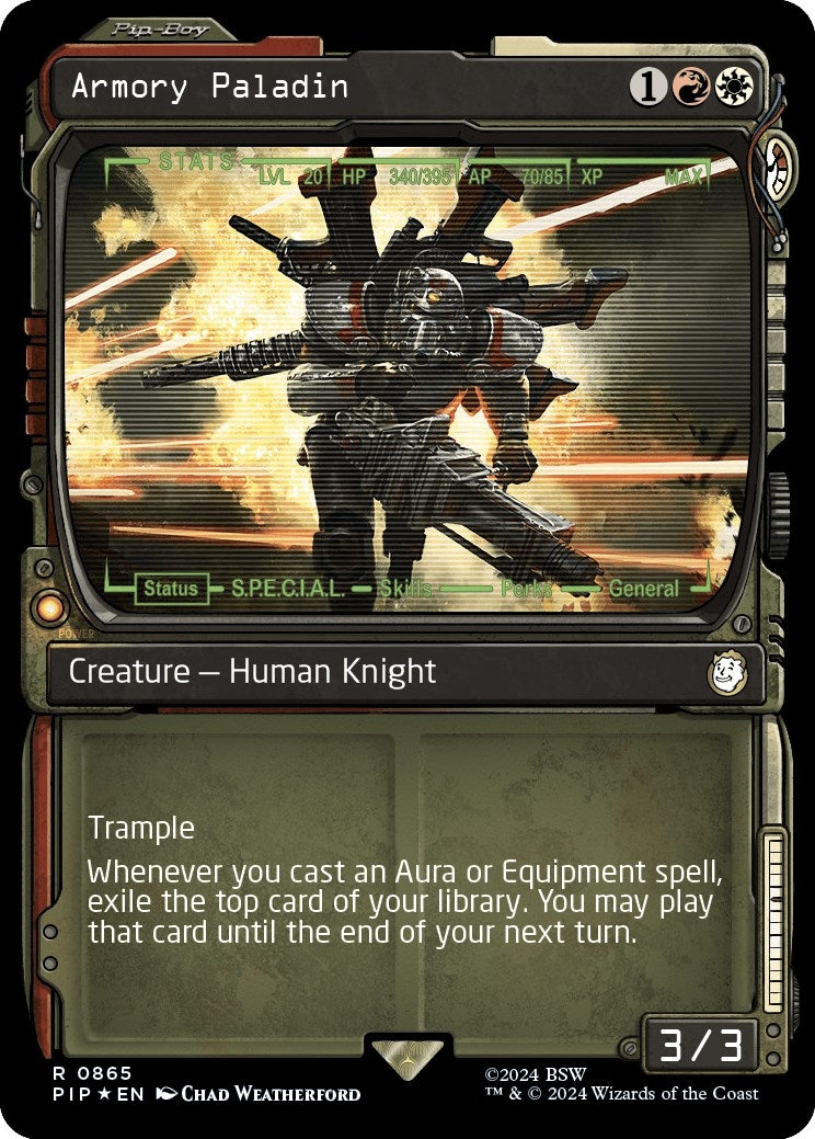 Armory Paladin (Showcase) (Surge Foil) (865)