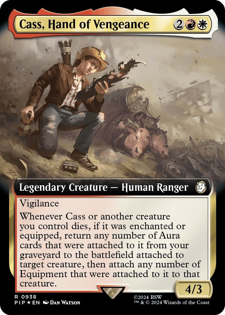 Image for Cass, Hand of Vengeance (Extended Art) (Surge Foil) (938) - Magic: The Gathering