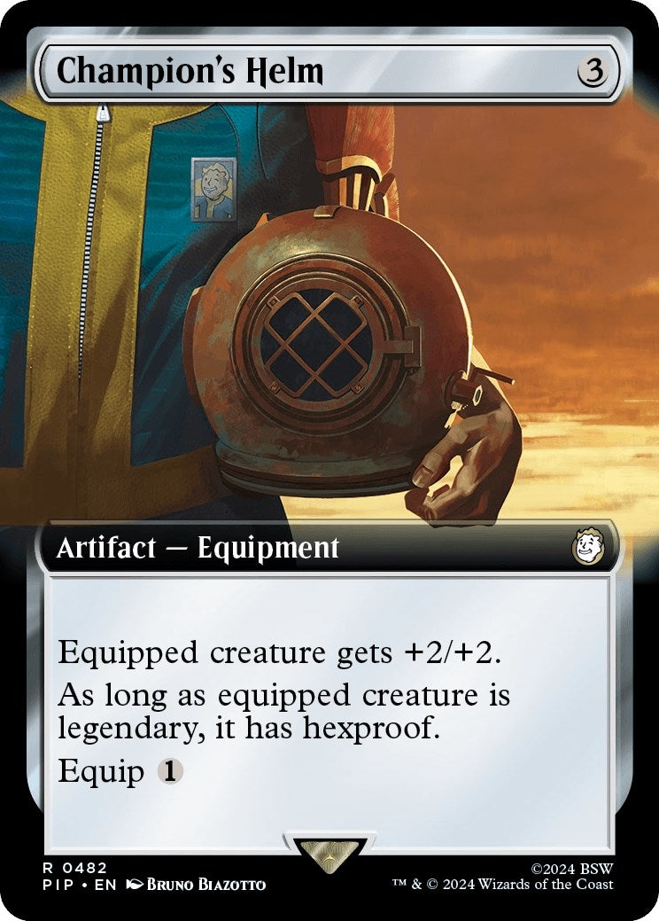 Image for Champion's Helm (Extended Art) (482) - Magic: The Gathering