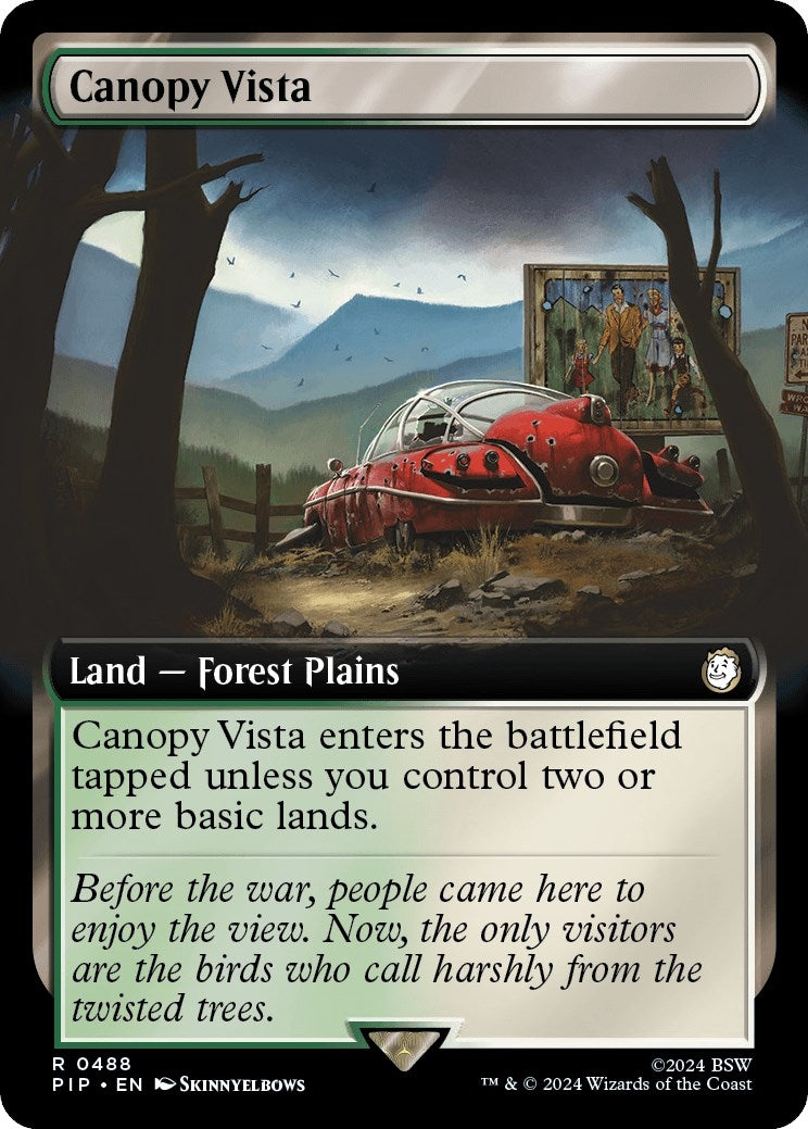 Image for Canopy Vista (Extended Art) (488) - Magic: The Gathering