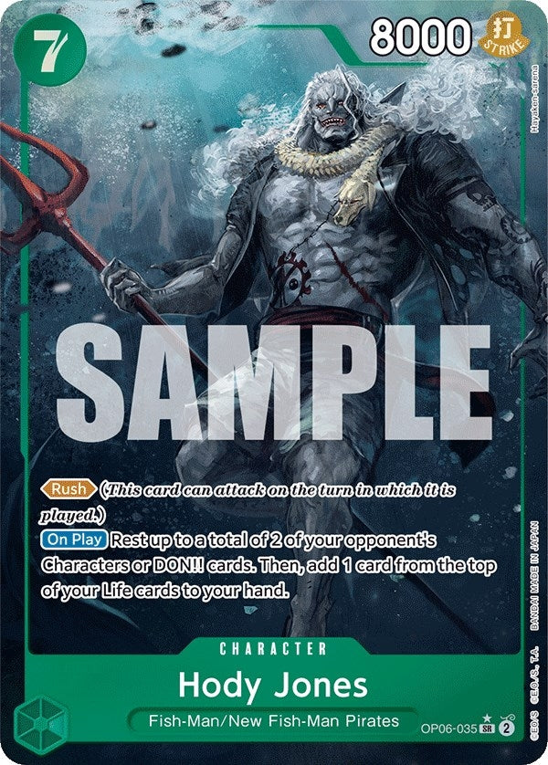 Image for Hody Jones (035) (Alternate Art) (OP06-035) - One Piece Card Game