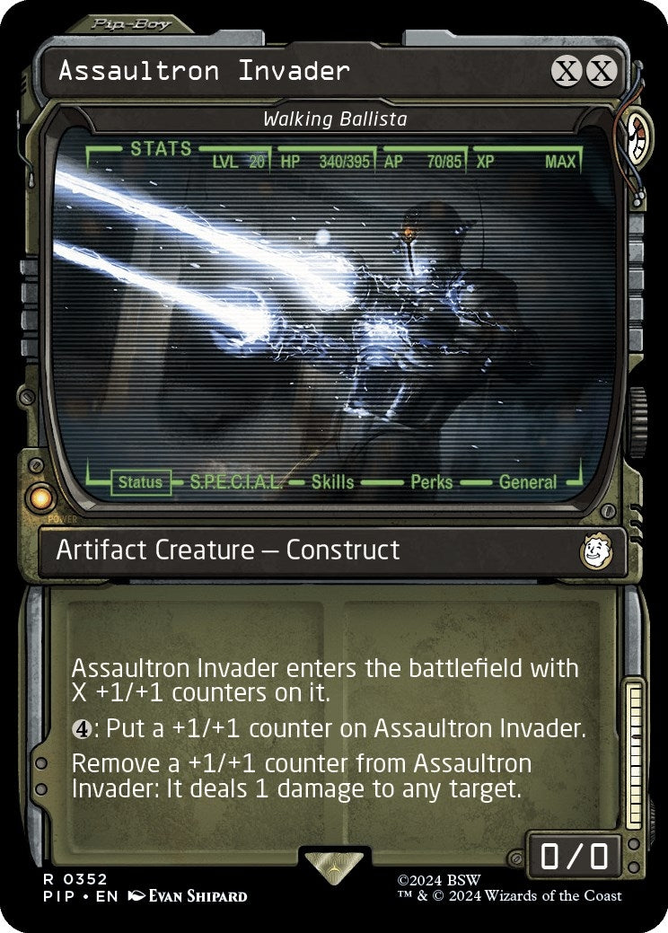 Image for Assaultron Invader - Walking Ballista (Showcase) (352) - Magic: The Gathering