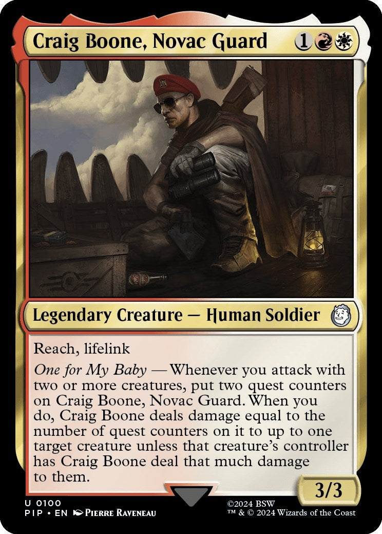 Image for Craig Boone, Novac Guard (100) - Magic: The Gathering