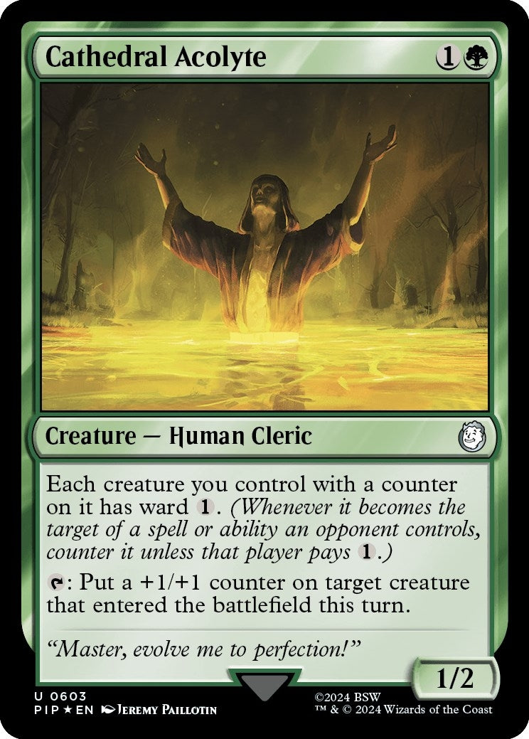 Image for Cathedral Acolyte (Surge Foil) (603) - Magic: The Gathering