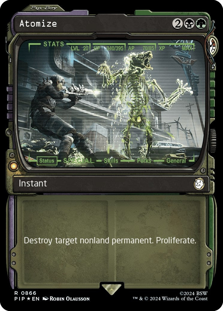 Image for Atomize (Showcase) (Surge Foil) (866) - Magic: The Gathering