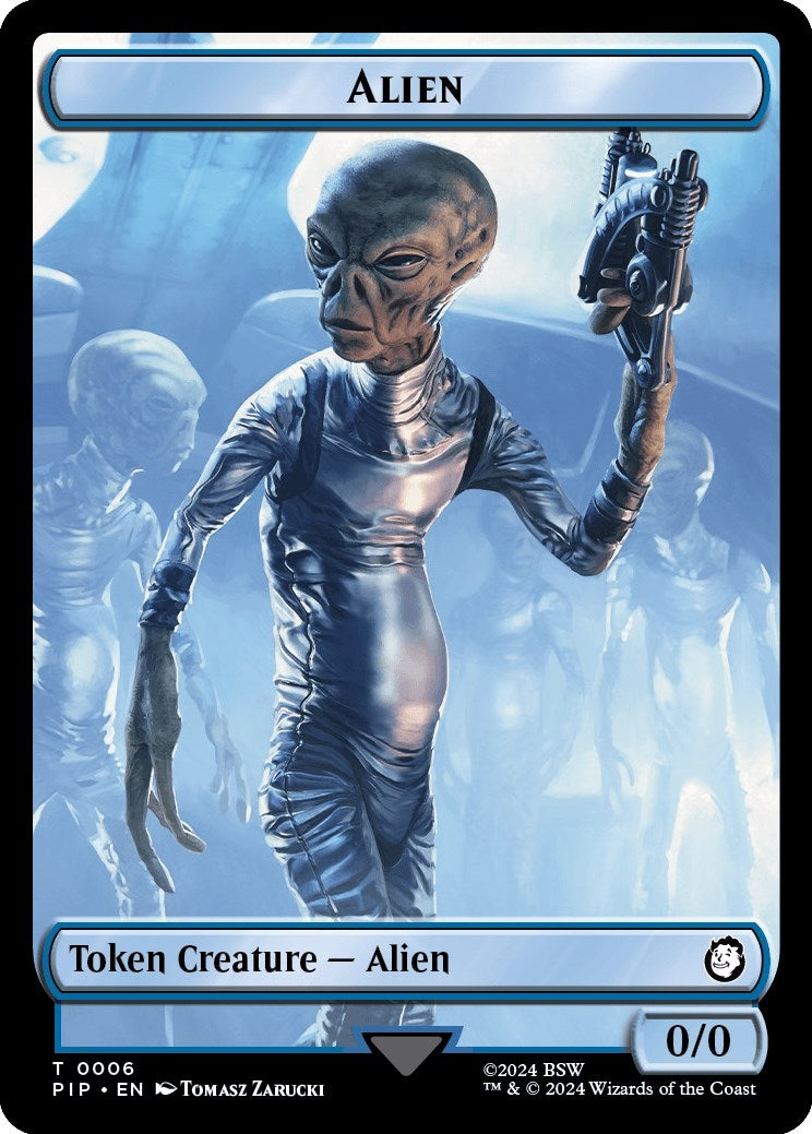 Alien // Clue Double-Sided Token (6 // 11)