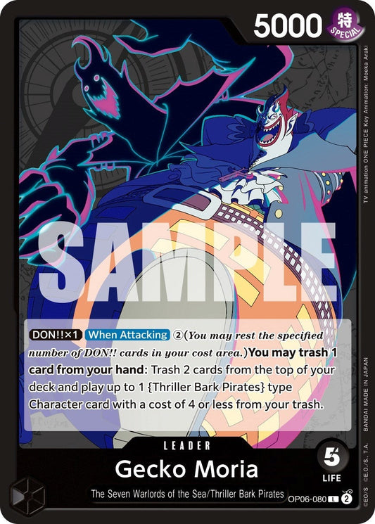 Image for Gecko Moria (080) (OP06-080) - One Piece Card Game