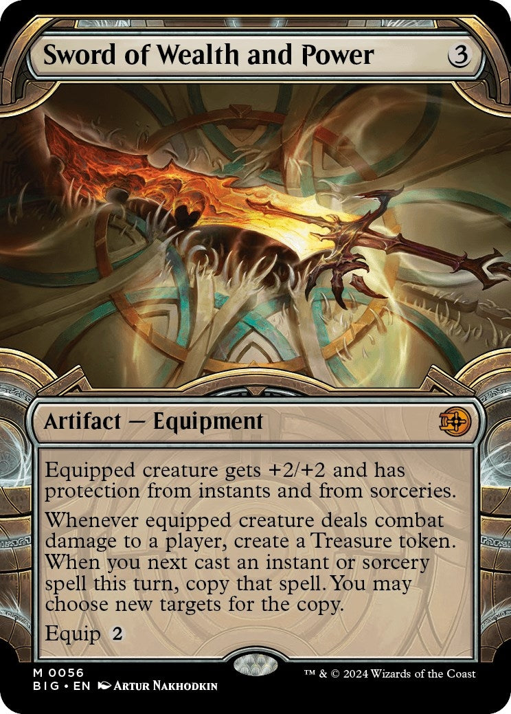 Image for Sword of Wealth and Power (Showcase) (56) - Magic: The Gathering