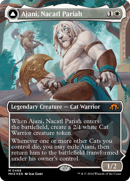 Ajani, Nacatl Pariah (Borderless) (Textured Foil) (468)