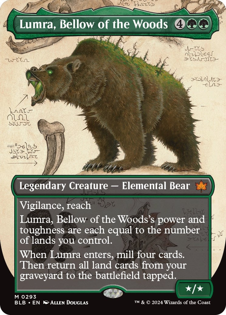 Image for Lumra, Bellow of the Woods (Borderless) (0293) (293) - Magic: The Gathering