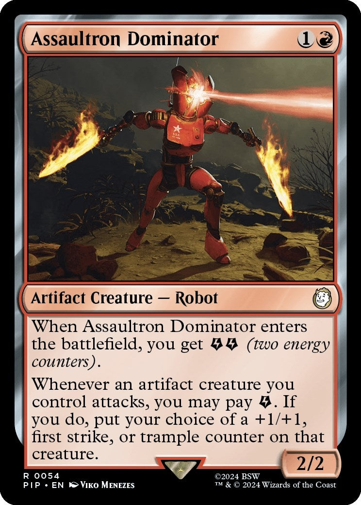 Image for Assaultron Dominator (54) - Magic: The Gathering