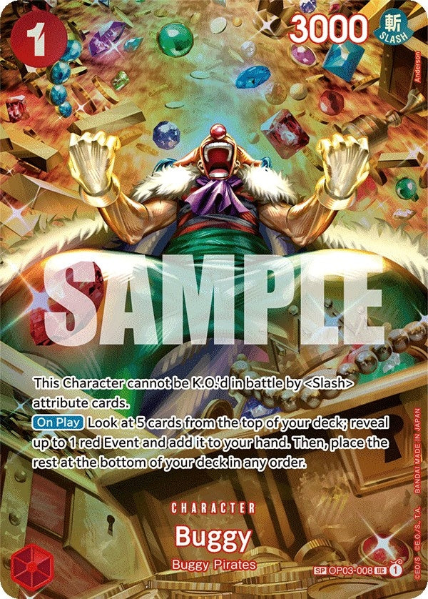 Image for Buggy (SP) (OP03-008) - One Piece Card Game