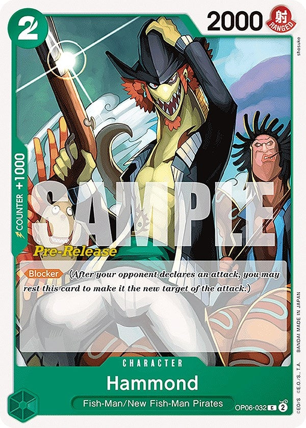 Image for Hammond (OP06-032) - One Piece Card Game