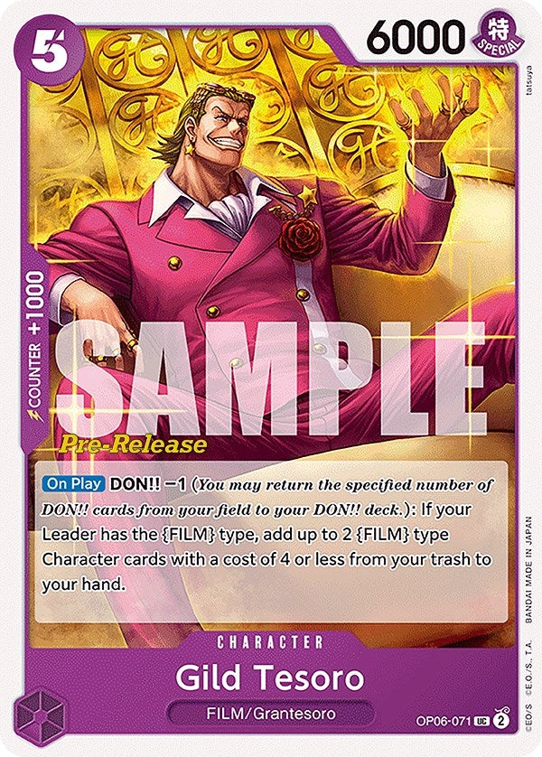 Image for Gild Tesoro (OP06-071) - One Piece Card Game