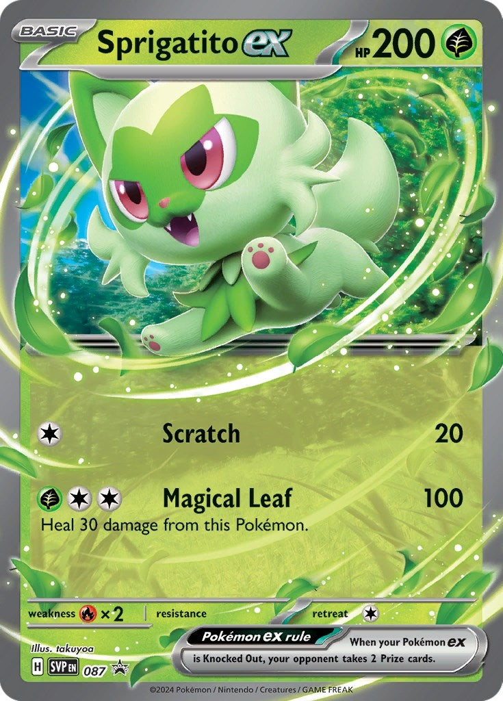 Image for Sprigatito ex - 087 (087) - Pokemon