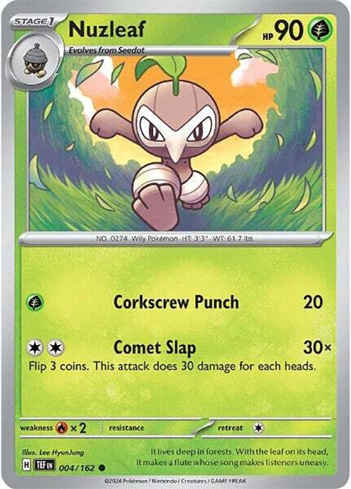 Image for Nuzleaf (004/162) - Pokemon