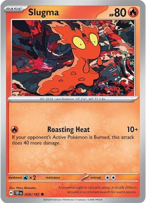 Image for Slugma (028/162) - Pokemon