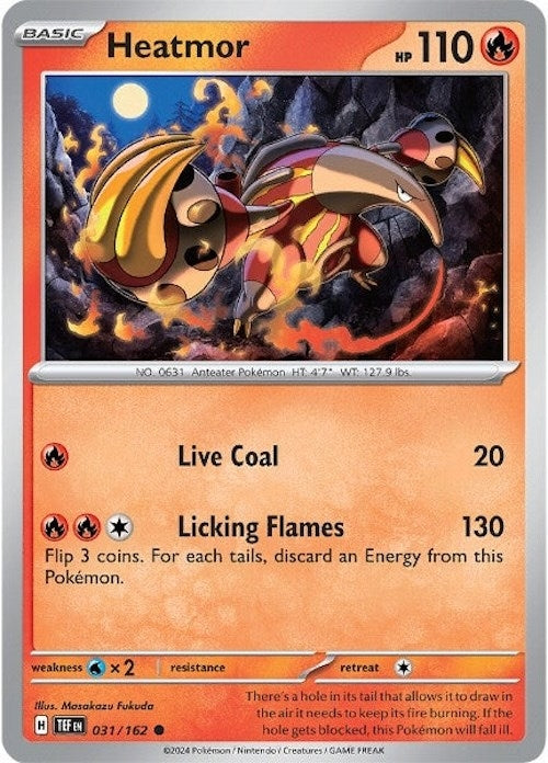 Image for Heatmor (031/162) - Pokemon