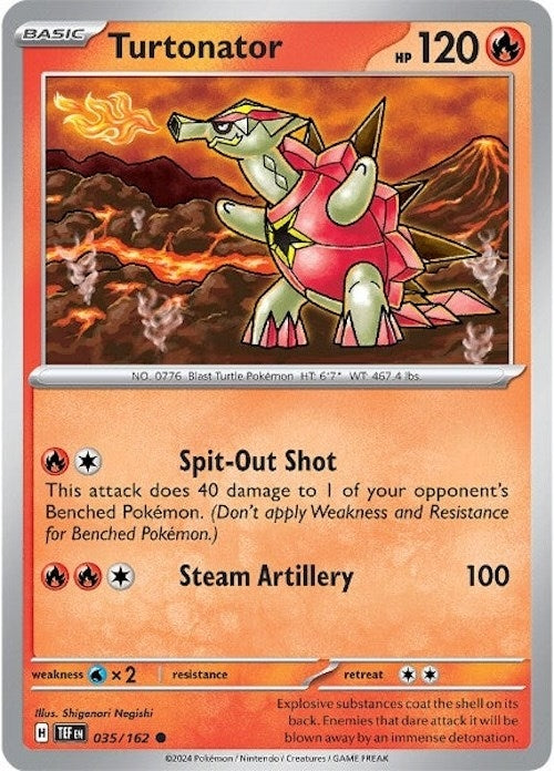 Image for Turtonator (035/162) - Pokemon