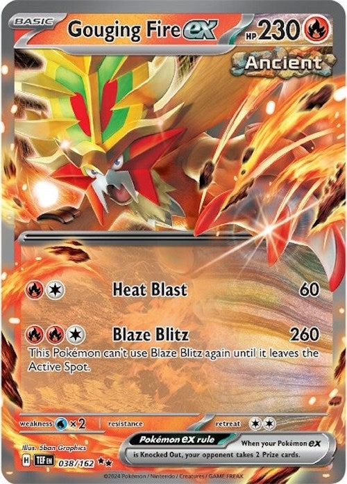 Image for Gouging Fire ex (038/162) - Pokemon