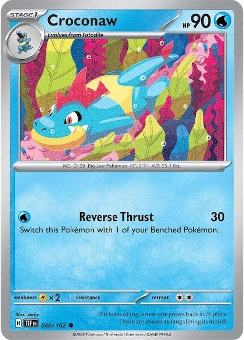 Image for Croconaw (040/162) - Pokemon